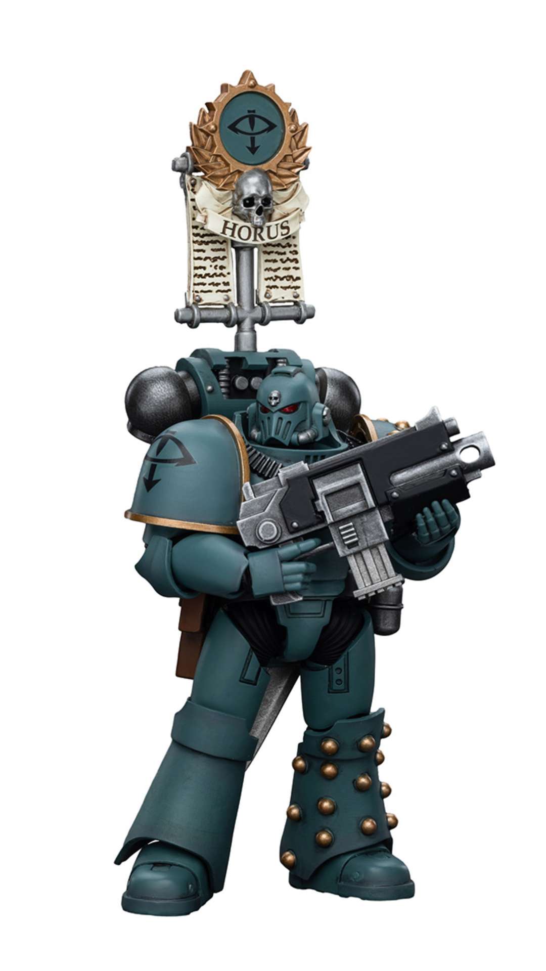 Power Armour: Mark IV - Imperial Maximus 3 Legionary with Legion Vexilla in Power Armour MKIV