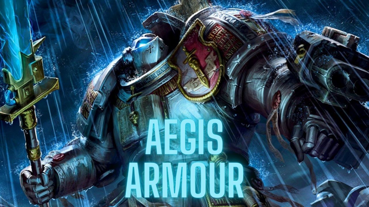Power Armour: Anti-Daemonic Aegis Armour 1 Grey Knight Aegis Armour
