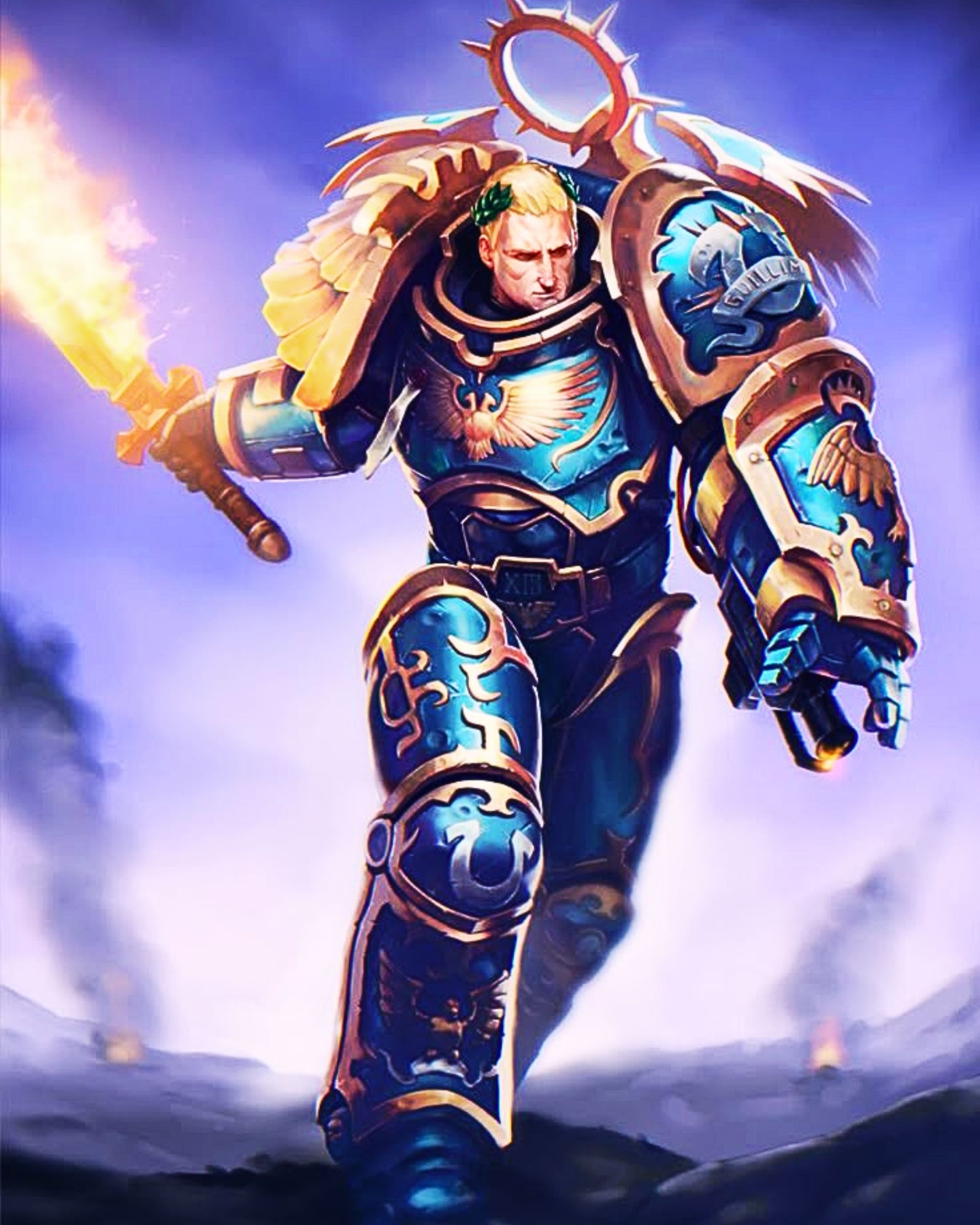 The Primarchs: Roboute Guilliman - The Avenging Son 11 gulliman-awakening-with-new-armour-of-fate