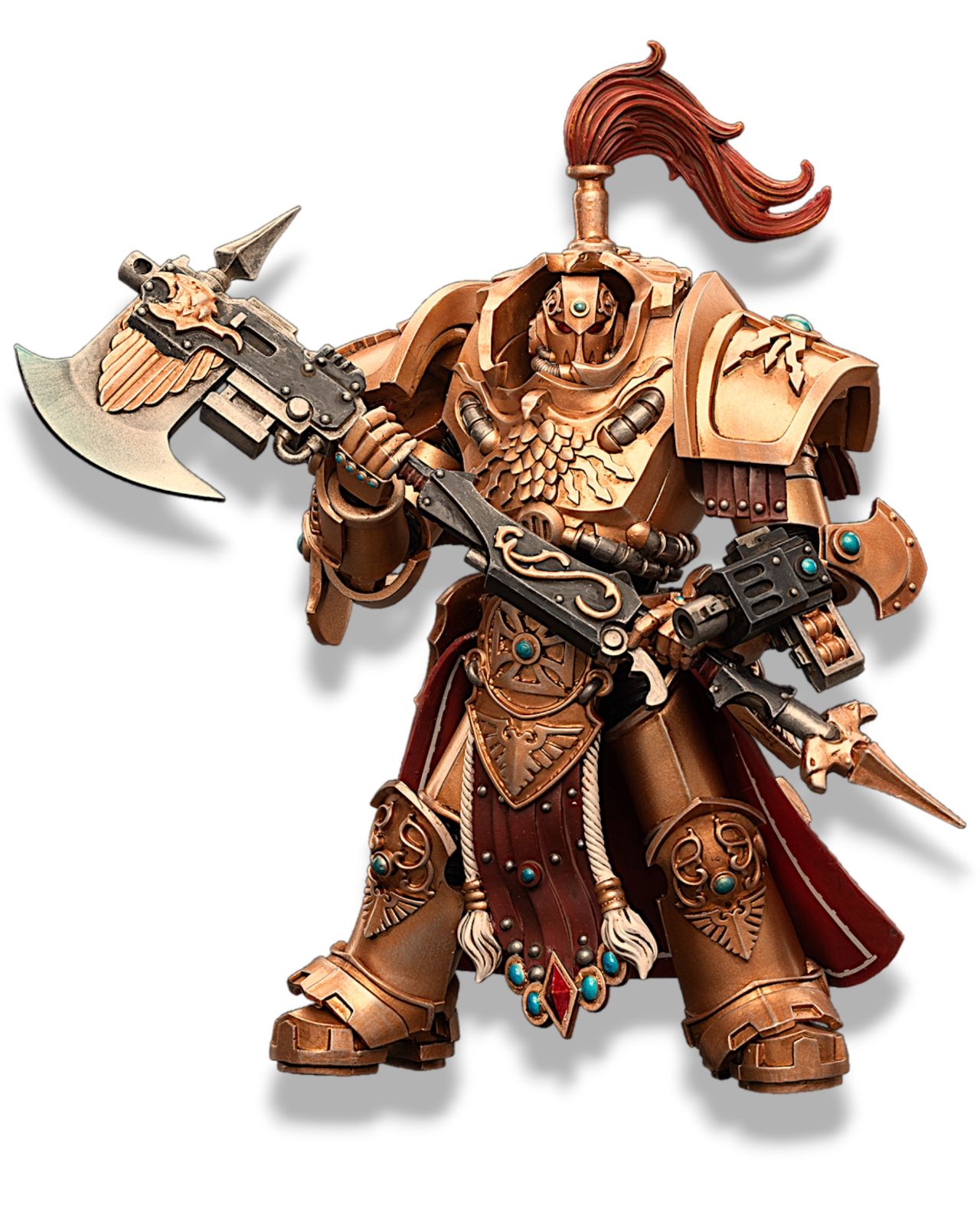 Adeptus Custodes in Allarus Terminator Amour with Castellan Axe